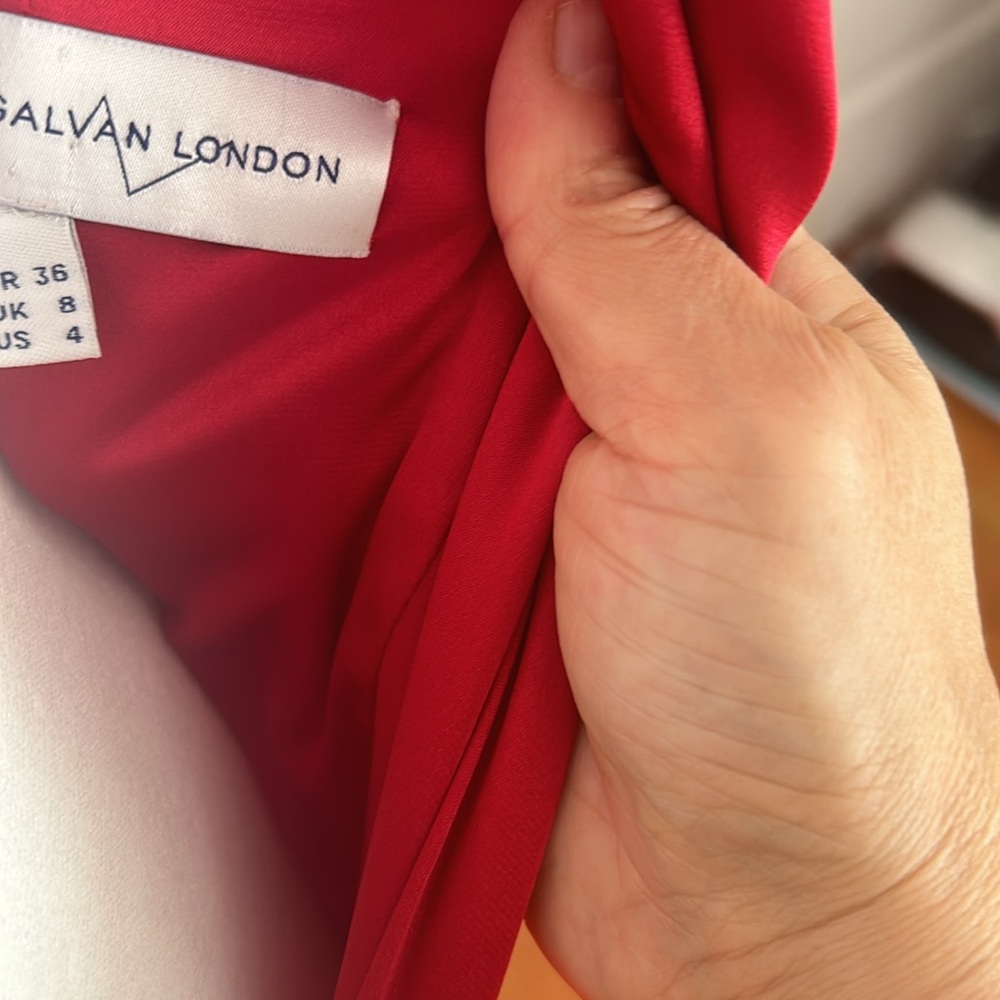 Galvan satin cutout gown - worn once - Picture 4 of 5